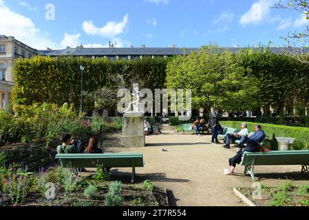 Palais-Royal Garden a Parigi, Francia. Foto Stock