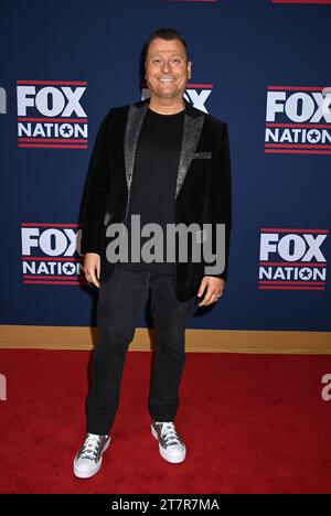 Nashville, Stati Uniti. 16 novembre 2023. Jimmy Failla arriva ai Fox Nation Patriot Awards al Grand Ole Opry il 16 novembre 2023 a Nashville, Tennessee. © Tammie Arroyo/AFF-USA.com credito: AFF/Alamy Live News Foto Stock