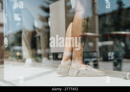 Due uomini d'affari che si incontrano ogni giorno Foto Stock