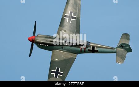 L'Hispano Aviación ha-1109 e ha-1112 sono versioni costruite su licenza del Messerschmitt Bf 109 G-2 sviluppato in Spagna durante e dopo la seconda guerra mondiale Foto Stock