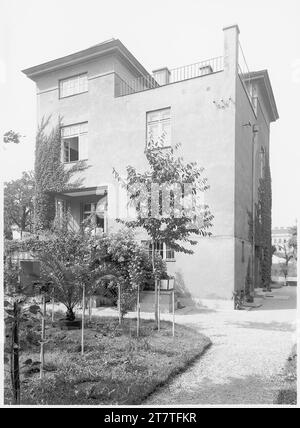 Martin Gerlach jun. Casa Josef e Marie Rufer, Vienna XIII., Schließmanngasse 11, vista giardino. Forte 1922; Aufnahme 1930 Foto Stock