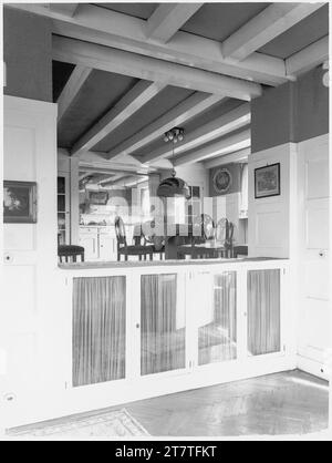 Martin Gerlach jun. Casa Josef e Marie Rufer, Vienna XIII., Schließmanngasse 11, Vista dalla hall alla sala da pranzo. Forte 1922; Aufnahme 1930 Foto Stock