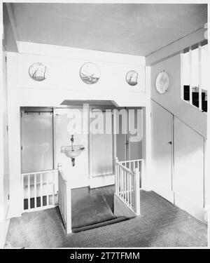 Martin Gerlach jun. Casa Josef e Marie Rufer, Vienna XIII., Schließmanngasse 11, guardaroba con lavandino. Forte 1922; Aufnahme 1930 Foto Stock