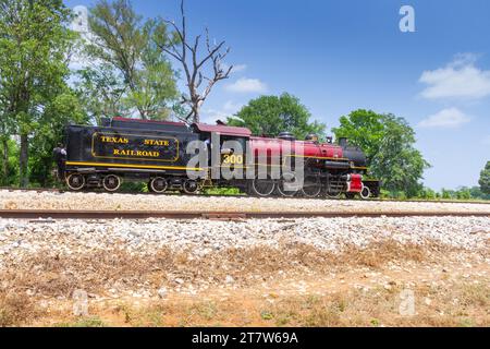 1917 locomotiva a vapore Baldwin 'Pershing' 300, classificazione di consolidamento, durante il fine settimana 2012 Railfest PhotoExcursion. Foto Stock