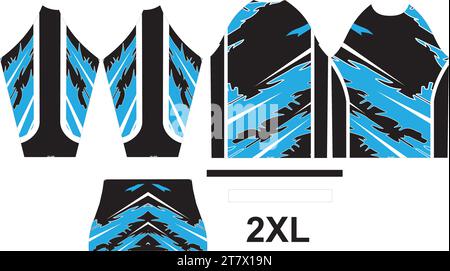 Maglietta da motocross Illustrazione Vettoriale