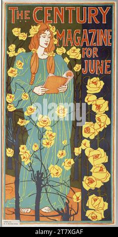 Louis John Rhead LA RIVISTA CENTURY PER GIUGNO; 1896. Colore 1896 , 1896 Foto Stock