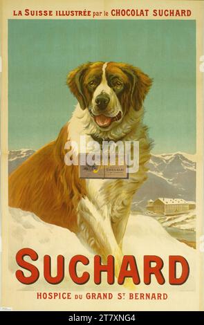 Anonimo Svizzera illustrato da Suchard Chocolate; Hospice du Grand St. Bernard. Colore intorno a 1900 Foto Stock