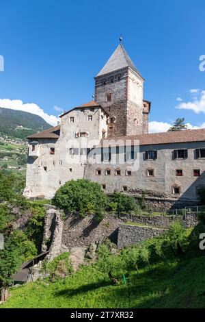 Castel Trostburg, Val Gardena, Provincia di Bolzano, alto Adige, Italia, Europa Foto Stock