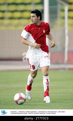 CALCIO - GIOCHI AMICHEVOLI 2006/2007 - AS MONACO / ROS MENTON - 29/07/2006 - THOMAS MANGANI (ASM) - FOTO LAURENT BAHEUX / FLASH PRESS Foto Stock