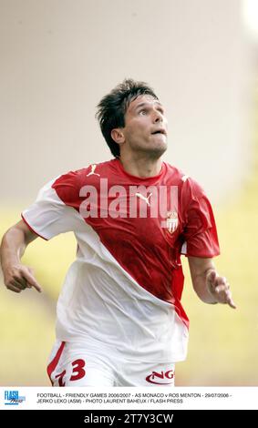 CALCIO - PARTITE AMICHEVOLI 2006/2007 - AS MONACO / ROS MENTON - 29/07/2006 - JERKO LEKO (ASM) - FOTO LAURENT BAHEUX / FLASH PRESS Foto Stock