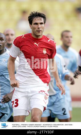 CALCIO - PARTITE AMICHEVOLI 2006/2007 - AS MONACO / ROS MENTON - 29/07/2006 - JERKO LEKO (ASM) - FOTO LAURENT BAHEUX / FLASH PRESS Foto Stock