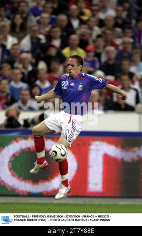 FOOTBALL - FRIENDLY GAME 2006 - 27/05/2006 - FRANCIA / MESSICO - FRANCK RIBERY (FRA) - FOTO LAURENT BAHEUX / FLASH PRESS Foto Stock