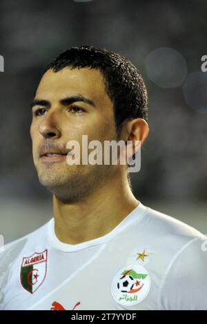 CALCIO - PARTITA AMICHEVOLE 2010 - ALGERIA / SERBIA - 03/03/2010 - FOTO MOHAMED KADRI / DPPI - ANTHER YAHIA (ALG) Foto Stock