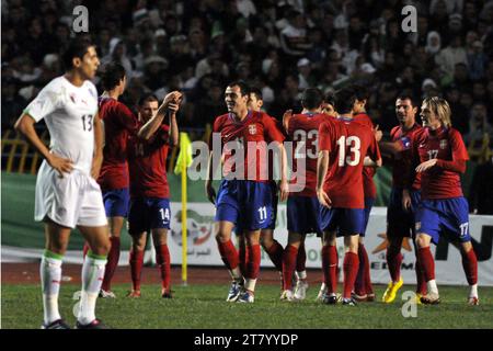 CALCIO - PARTITA AMICHEVOLE 2010 - ALGERIA / SERBIA - 03/03/2010 - FOTO MOHAMED KADRI / DPPI - JOY SERBIA Foto Stock