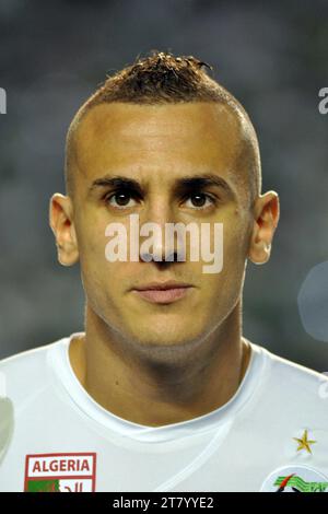 CALCIO - PARTITA AMICHEVOLE 2010 - ALGERIA / SERBIA - 03/03/2010 - FOTO MOHAMED KADRI / DPPI - HASSAN YEBDA (ALG) Foto Stock