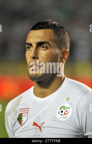 CALCIO - PARTITA AMICHEVOLE 2010 - ALGERIA / SERBIA - 03/03/2010 - FOTO MOHAMED KADRI / DPPI - YAZID MANSOURI (ALG) Foto Stock