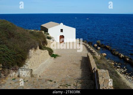 La chiesa di San Gavino a Mare Foto Stock