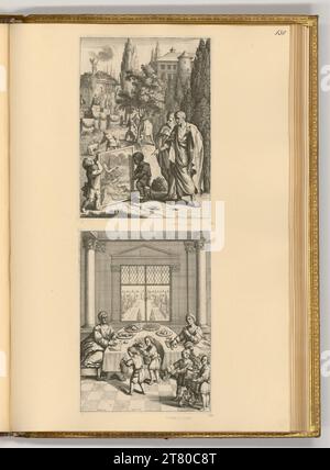 Wenzel Hollar (incisore) The Manners of Men (Buchillustration). incisione 1658-1659 , 1658/1659 Foto Stock