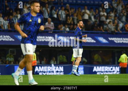 Buenos Aires, Argentina. 16 novembre 2023. Argentina x Uruguay durante una partita di qualificazione alla Coppa del mondo FIFA 2026, a Buenos Aires, Argentina, il 17 novembre 2023 crediti: Gabriel Sotelo/FotoArena/Alamy Live News Foto Stock