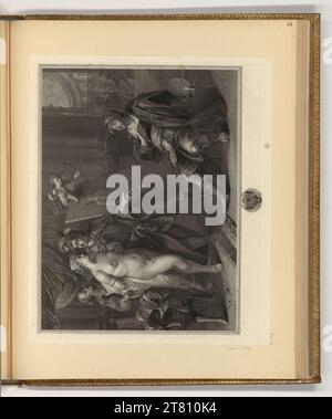 Johann Gotthard von Müller (incisore) Alexandre vincitore di se stesso. Incisione del rame, incisione intorno al 1781 Foto Stock