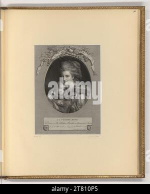 Johann Gotthard von Müller (incisore) la tenera madre. Incisione del rame, incisione intorno al 1783 Foto Stock