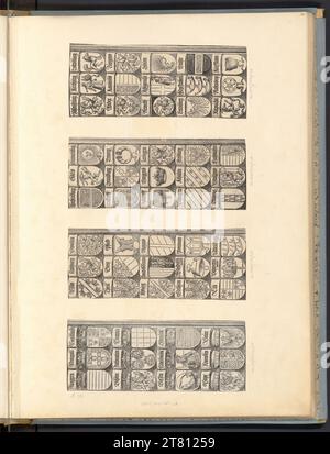 Albrecht Dürer (officina) porta onoraria dell'imperatore Massimiliano i (rappresentazione parziale). Woodcut 1515 (Ausgaben 1526-1559) , 1515 Foto Stock