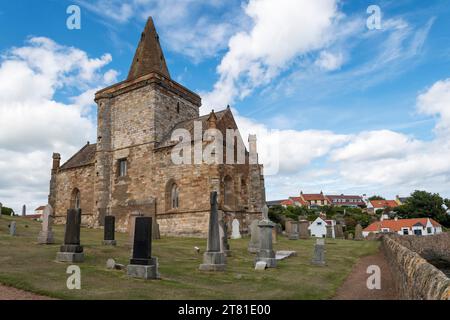 St Monans chiesa sul bordo del villaggio di St Monans nel Neuk orientale di Fife, Scozia. Foto Stock