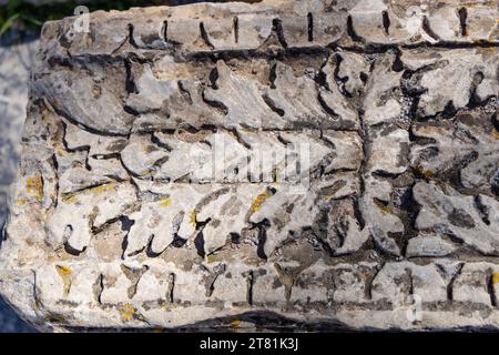 Zaghouan, Tunisia. Rovine del tempio romano sull'acqua di Zaghouan. Foto Stock