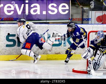 HV71 vs. Linköping hockey club, Kinnarps arena, Jönköping, Svezia. Tony Mårtensson, club di hockey di Linköping. Foto Stock