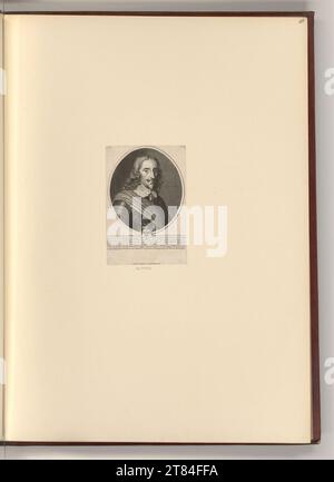 Pierre Daret (incisore) Ritratto Leopoldo Guglielmo, Arciduca d'Austria. Stampa in rame 1654 , 1654 Foto Stock