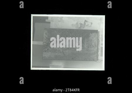 Johann Victor Krämer riproduzione del dipinto "alberi da frutto in fiore". Rumoroso intorno al 1900 Foto Stock