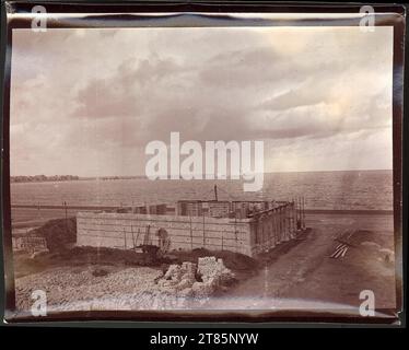 Anonimo Alexandria, vista dalla finestra del Windsor Hotel al vecchio porto e alla Baia di Fort Kait (il vecchio Pharus). Carta di estensione per gelatina di lillber Chlorship 14.11.1908 , 1908-11-14 Foto Stock