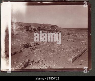 Anonimo Cairo, Gräberfeld dietro le piramidi di Gizeh. Carta di estensione per gelatina di lillber Chlorship 20.11.1908 , 1908-11-20 Foto Stock