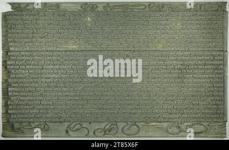 Albrecht Dürer (laboratorio) la "porta onoraria" Imperatore Massimiliano i.; spiegazione V. bastone di legno (pera) 1515 , 1515 Foto Stock