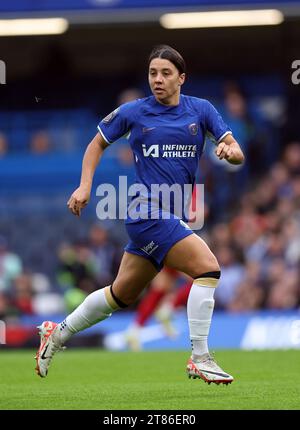 Londra, Regno Unito. 18 novembre 2023. Sam Kerr del Chelsea durante la fa Women's Super League match a Stamford Bridge, Londra. Il credito fotografico dovrebbe leggere: David Klein/Sportimage credito: Sportimage Ltd/Alamy Live News Foto Stock