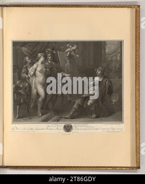 Johann Gotthard von Müller (incisore) Alexandre autovincitore. Incisione rame, incisione 1770-1830 , 1770/1830 Foto Stock