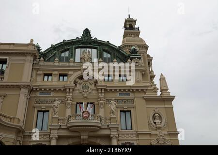 Dettaglio del Teatro dell'Opera di Monte Carlo Foto Stock