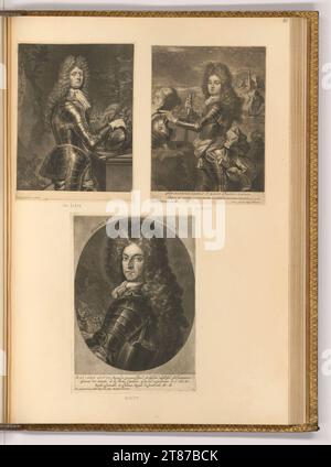 Pieter Schenk (incisore) ritratti di uomini di campo, governanti. Sci 1680-1711 , 1680/1711 Foto Stock