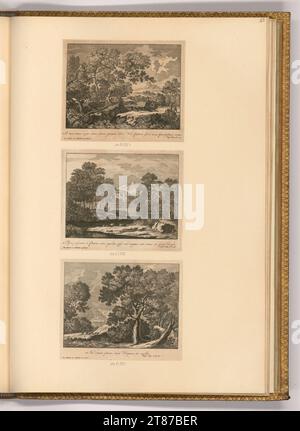 Pieter Schenk (incisore) paesaggi con illustrazioni a Virgilio. Sci 1676-1711 , 1676/1711 Foto Stock