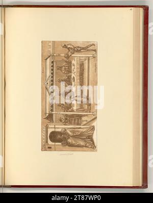 Unbestimmt (incisore) Salomè e la testa di Giovanni prima di Erodia. Incisione, piastra audio Mitte 18.-Mitte 19. Secolo Foto Stock