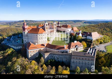 Vista aerea di Stift Göttweig Foto Stock