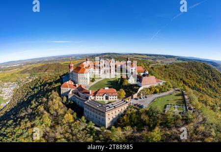 Vista aerea di Stift Göttweig Foto Stock