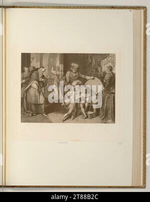 Francesco Bartolozzi (incisore) Edoardo V. e suo fratello. Modalità Dotier, incisione 1789 , 1789 Foto Stock