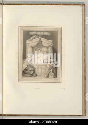Francesco Bartolozzi (incisore) Principessa Charlotte Augusta. Modalità Dotier, incisione 1797 , 1797 Foto Stock