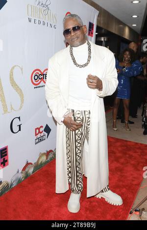 17 novembre 2023, Los Angeles, California, USA: LOS ANGELES - 17 novembre 2023: Terrence 'T.C.' Carson al Private Screening of Octet Productions e BET+s A Wesley Christmas Wedding at the Landmark Westwood (Credit Image: © Nina Prommer/ZUMA Press Wire) SOLO USO EDITORIALE! Non per USO commerciale! Foto Stock