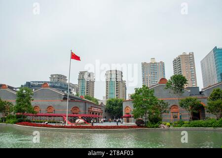 Shanghai Cina 11 giugno 2023: La vista esterna del sito del primo Congresso Nazionale del Partito Comunista Cinese. Foto Stock