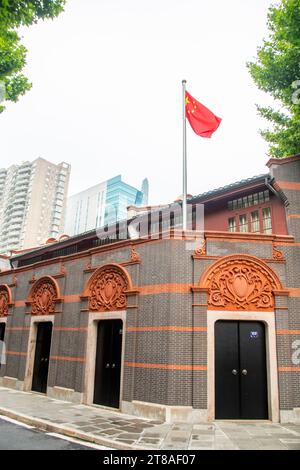 Shanghai Cina 11 giugno 2023: La vista esterna del sito del primo Congresso Nazionale del Partito Comunista Cinese. Foto Stock