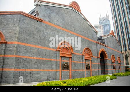 Shanghai Cina 11 giugno 2023: La vista esterna del sito del primo Congresso Nazionale del Partito Comunista Cinese. Foto Stock