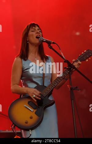 20 novembre 2023, città del Messico, Ciudad de Mexico, Messico: 19 novembre 2023, città del Messico, Messico: la cantante canadese Leslie Feist si esibisce sul palco durante il terzo giorno del Corona Capital 2023 Music Festival all'autodromo Hermanos Rodriguez. Il 19 novembre 2023 a città del Messico, Messico. (Immagine di credito: © Essene Hernandez/eyepix via ZUMA Press Wire) SOLO USO EDITORIALE! Non per USO commerciale! Foto Stock