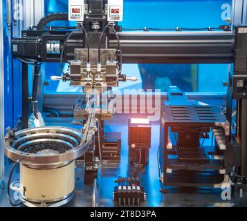 Intelligenza artificiale macchina alla fabbricazione industriale factory Foto Stock
